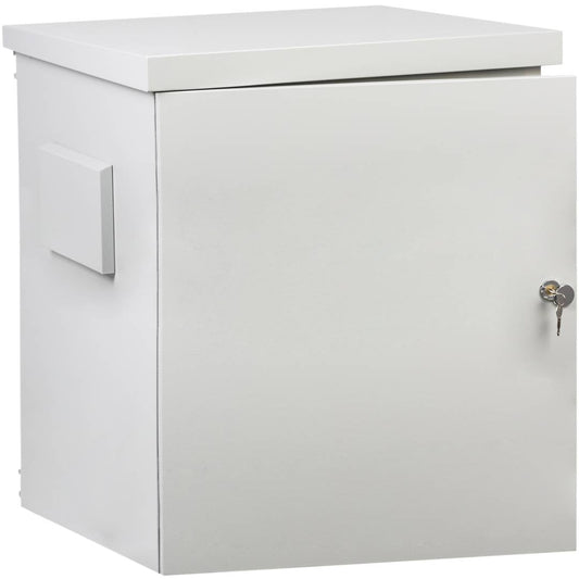 Armario rack 19' para exterior IP55 de 9U blanco SOHORack GO 600x600x550 mm