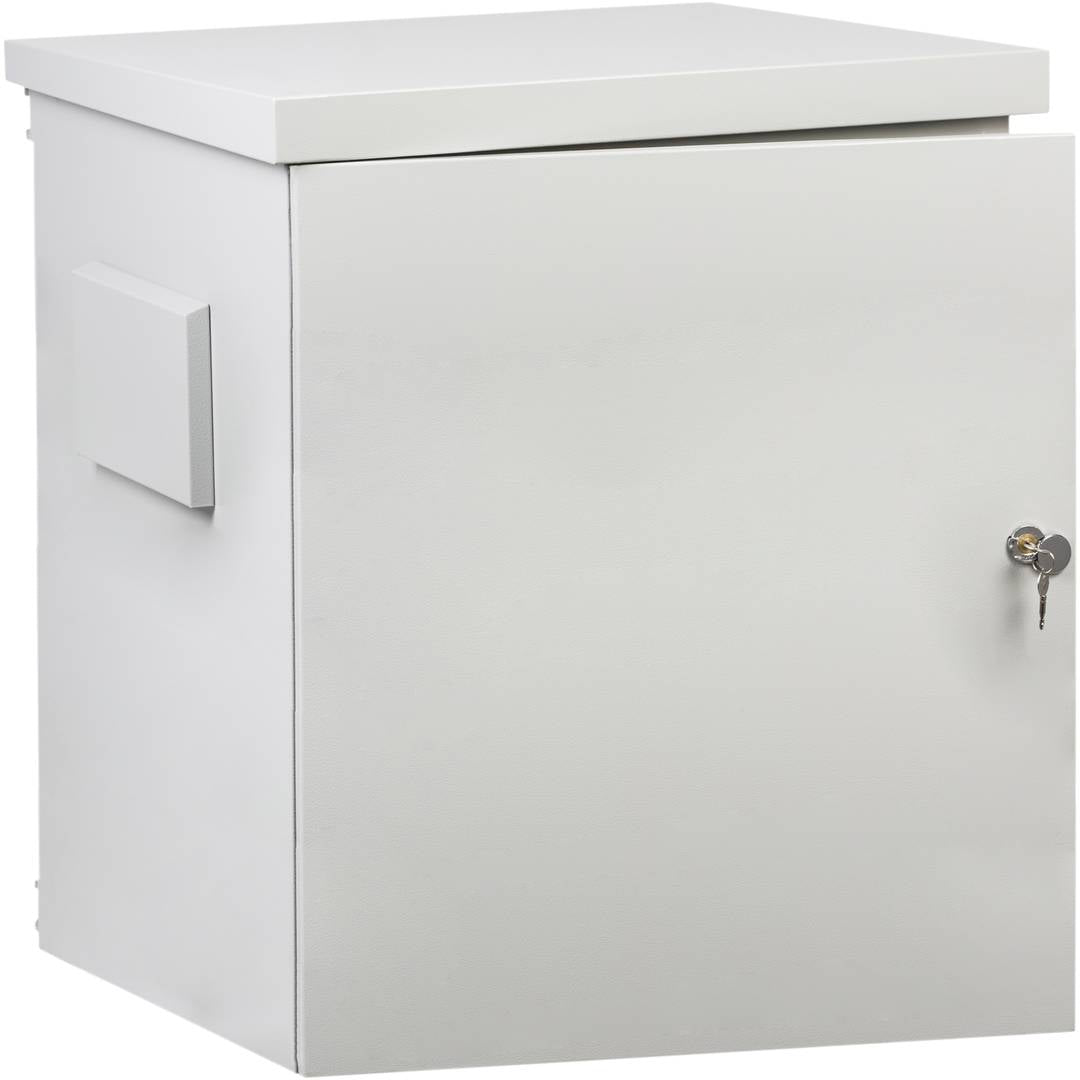 Armario rack 19' para exterior IP55 de 12U blanco SOHORack GO 600x600x681 mm