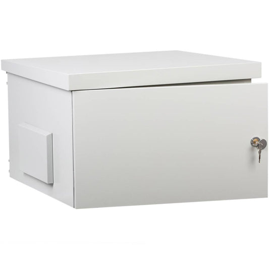 Armario rack 19' para exterior IP55 de 12U en acero inoxidable blanco SOHORack GO 600x600x681 mm
