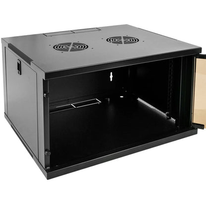 Armario rack 19' mural de 6U negro SOHOrack 540x450x312 mm