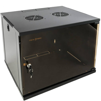 Armario rack 19' mural de 9U negro SOHOrack 540x450x448 mm
