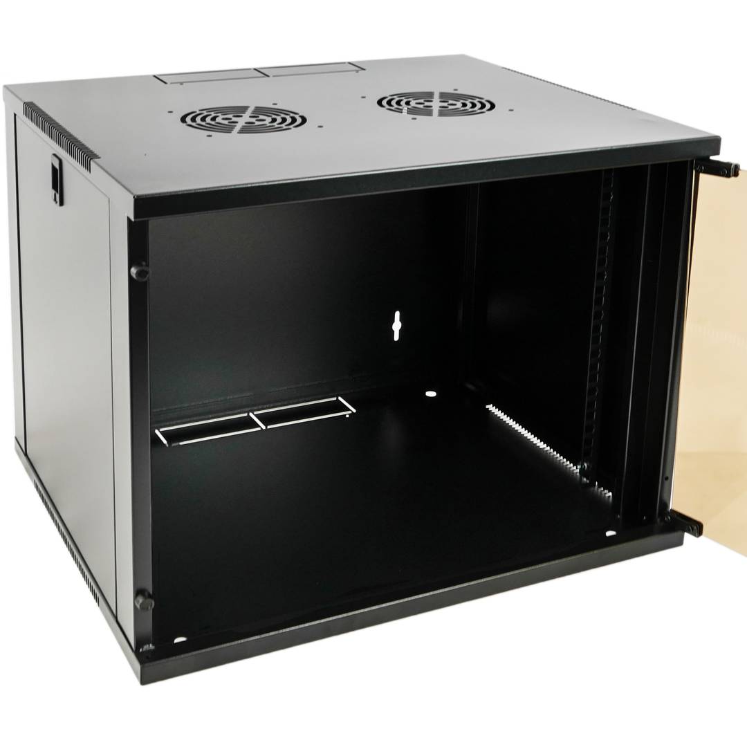 Armario rack 19' mural de 9U negro SOHOrack 540x450x448 mm