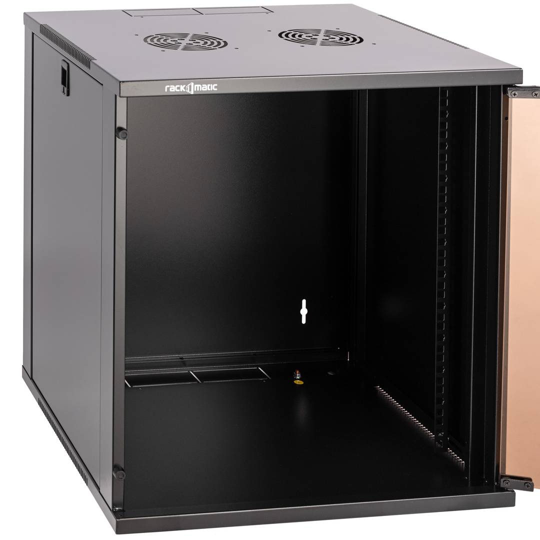 Armario rack 19' mural de 12U negro SOHOrack 540x450x584 mm
