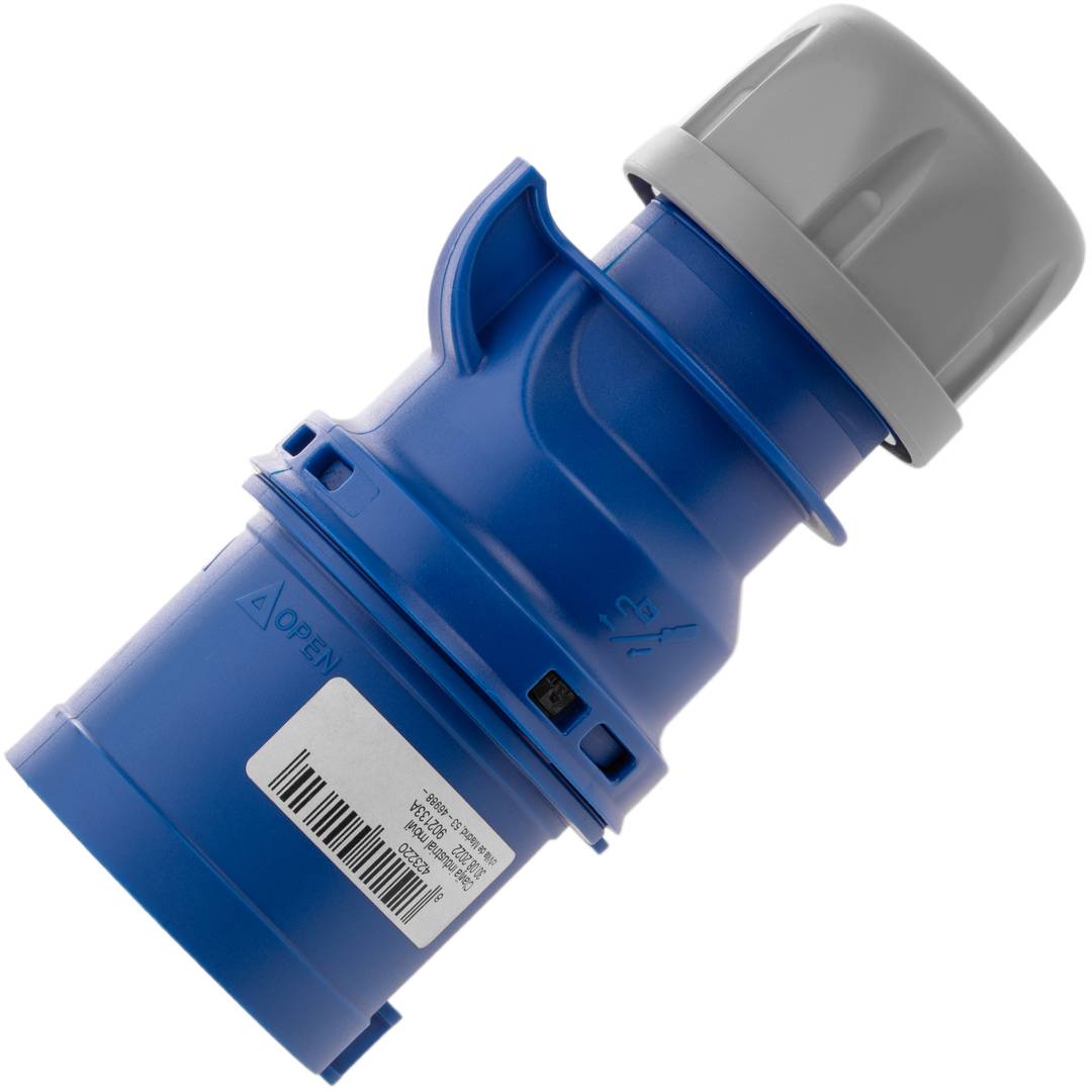 Base de enchufe industrial CETAC macho 2P+T 32A 250V IP44 aérea