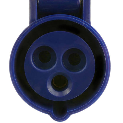 Enchufe industrial Adaptador CETAC macho a 2 x CETAC hembra 2P+T 16A 250V IP44 IEC-60309