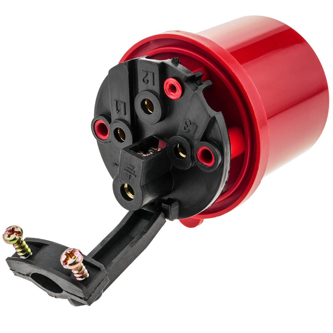 Base de enchufe industrial CETAC macho 3P+T 32A 380V IP44 aérea