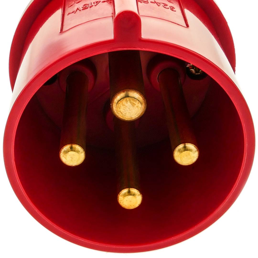 Base de enchufe industrial CETAC macho 3P+T 32A 380V IP44 aérea