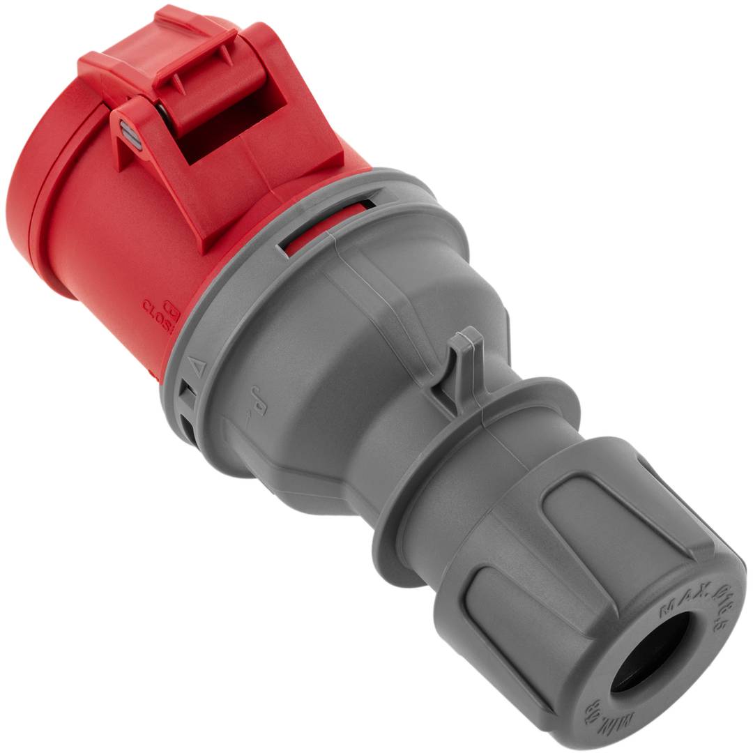Base de enchufe industrial CETAC hembra 3P+T 32A 380V IP44 aérea