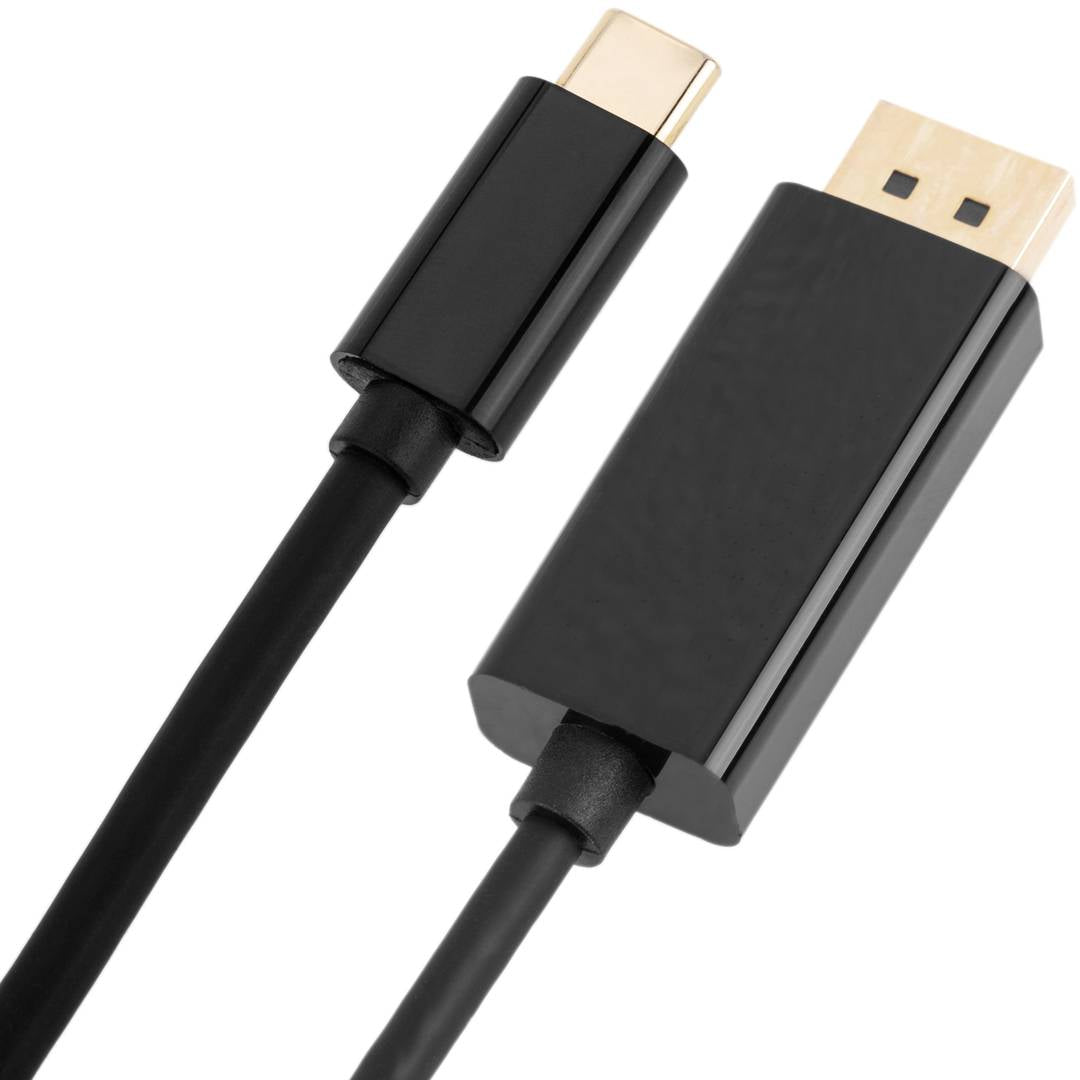 Cable USB 3.1 C macho a DisplayPort A macho, conversor de vídeo 4K Ultra HD 60Hz 5m