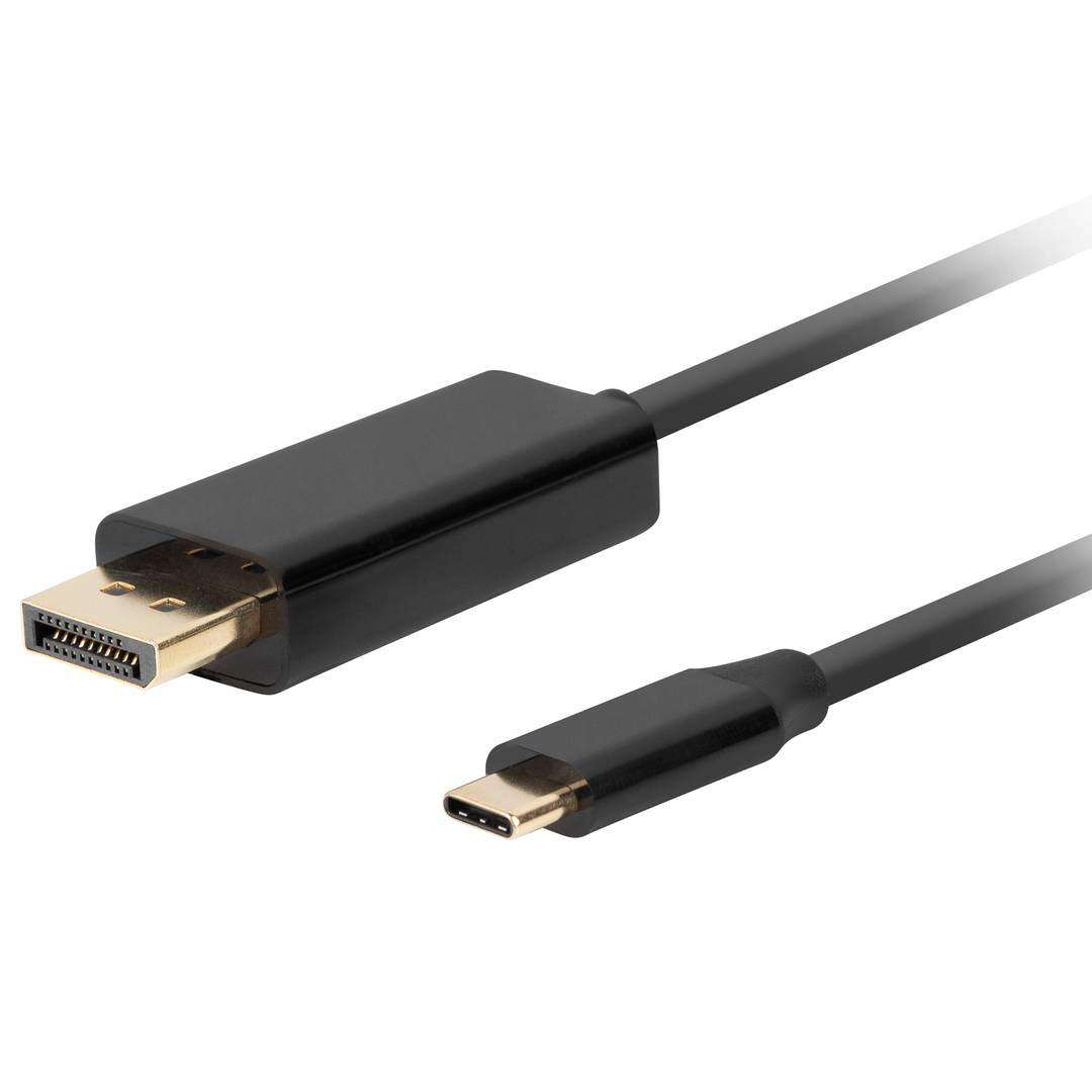 Cable USB tipo C macho a DisplayPort macho de 1 m de Lanberg CA-CMDP-10CU-0010-BK