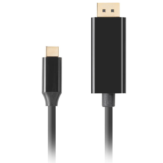 Cable USB tipo C macho a DisplayPort macho de 1 m de Lanberg CA-CMDP-10CU-0010-BK