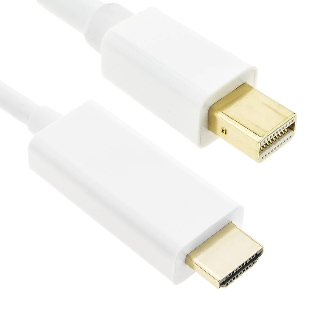 Cable mini DisplayPort macho a HDMI macho de 1 m