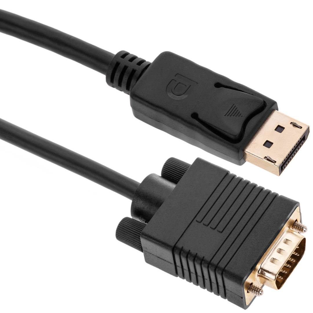 Cable DisplayPort macho a VGA macho de 1.8m