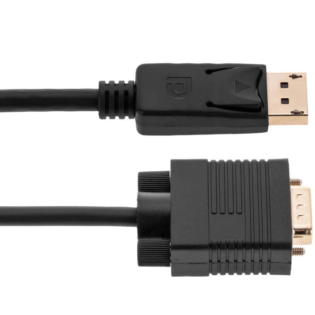 Cable DisplayPort macho a VGA macho de 1.8m