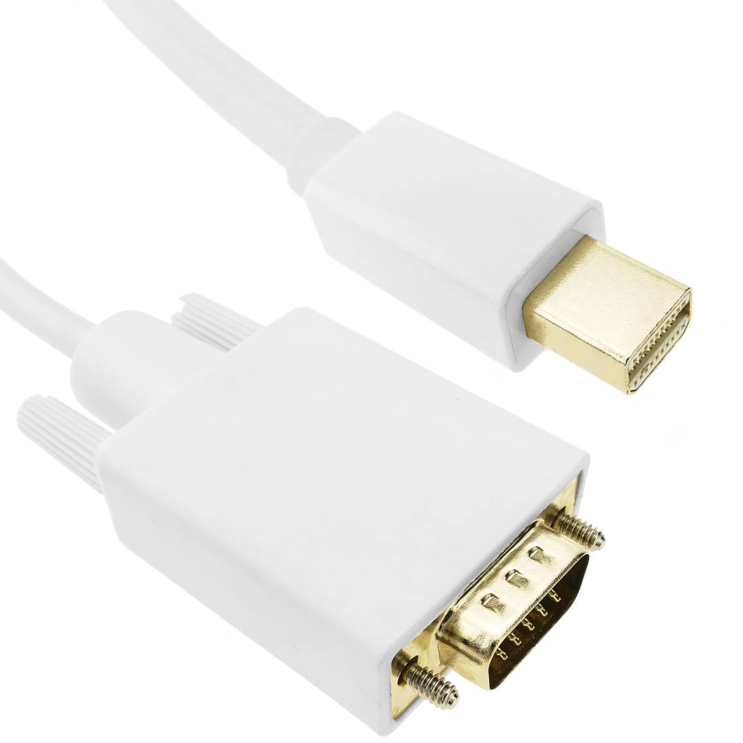 Cable mini DisplayPort macho a VGA macho de 1 m