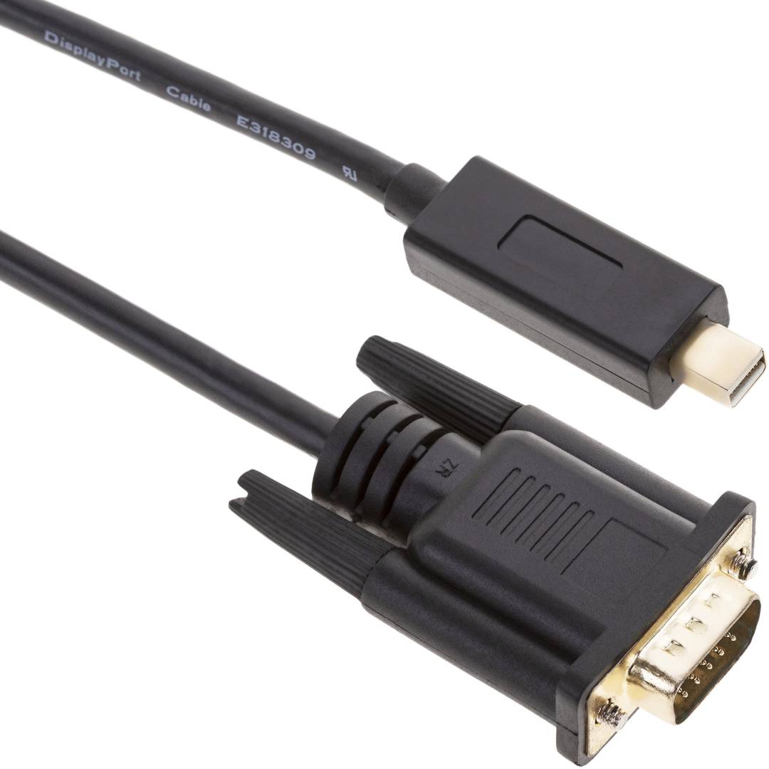 Cable mini DisplayPort macho a VGA macho de 3m