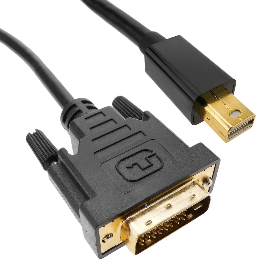 Cable mini DisplayPort macho a DVI-D macho de 1.8 m