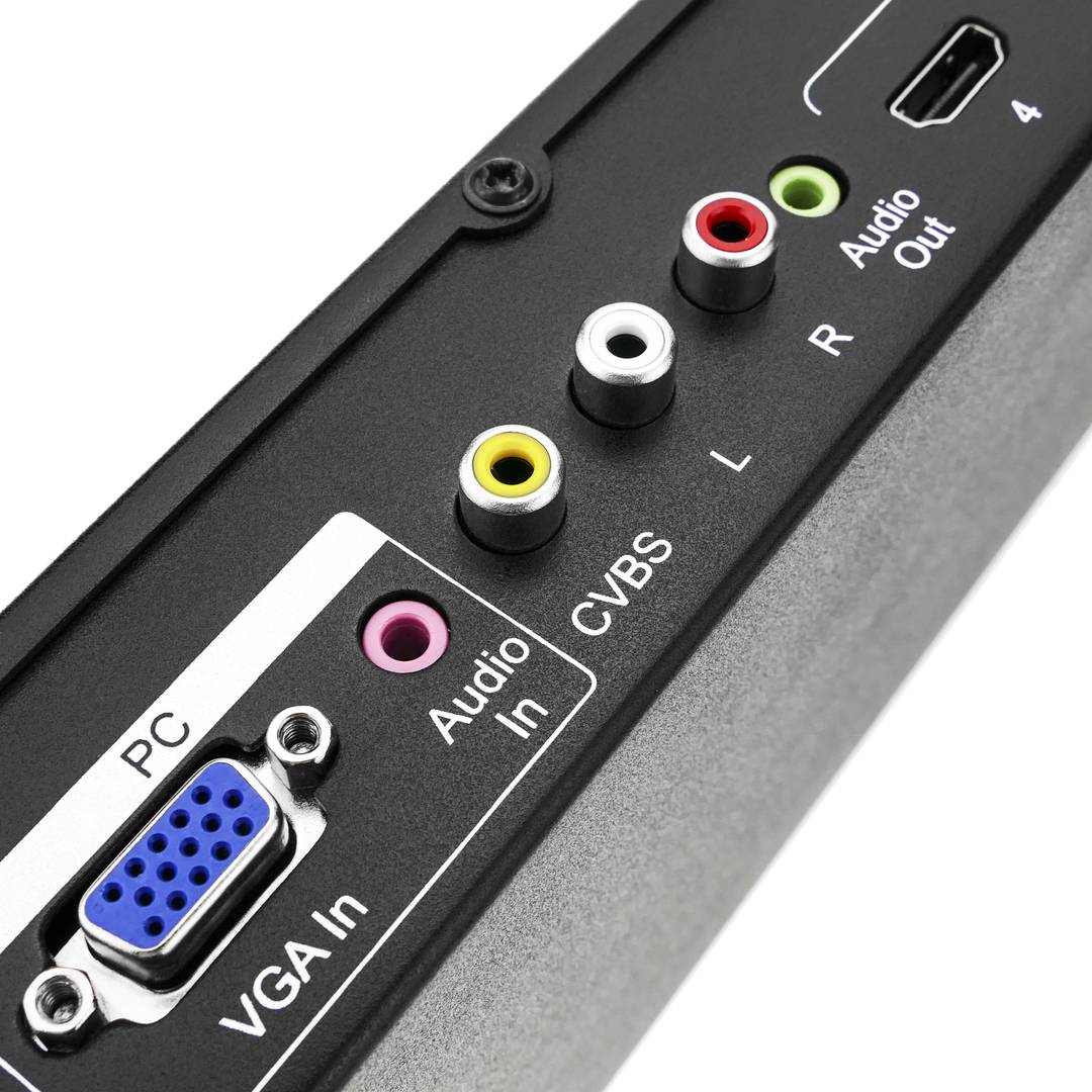 Videowall matriz de vídeo de 4 pantallas 2x2 1x4 4x1 HDMI CVBS VGA USB ampliable