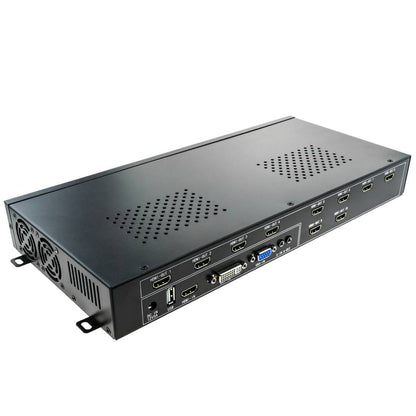 Videowall matriz de vídeo de 9 pantallas 3x3 HDMI DVI CVBS VGA