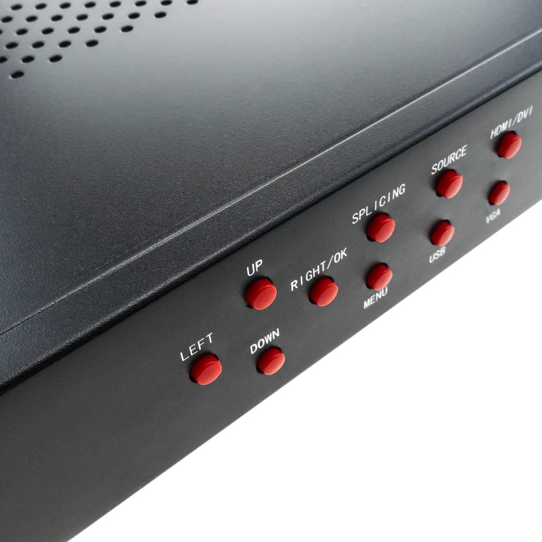 Videowall matriz de vídeo de 9 pantallas 3x3 HDMI DVI CVBS VGA