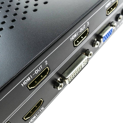Videowall matriz de vídeo de 9 pantallas 3x3 HDMI DVI CVBS VGA