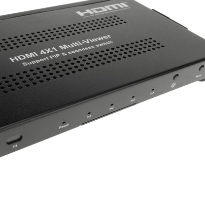 Conmutador de vídeo HDMI 4x1 con multipantalla simultánea